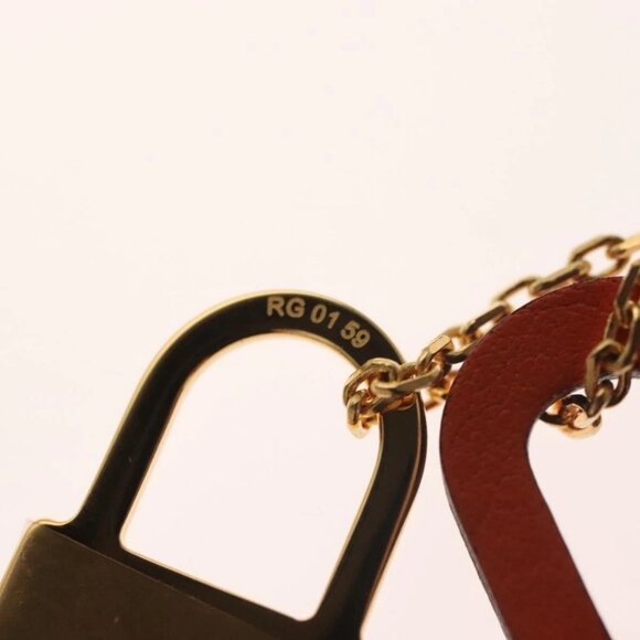 HERMES Orchestral PM Necklace metal Orange Auth 128890M - Picture 10 of 16